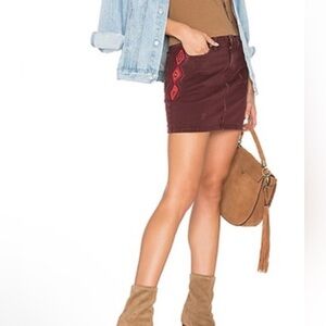 NWOT Sandrine Rose Sedona Embroidered Skirt